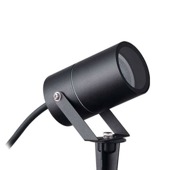 Faretto da esterno giardino moderno nero ip65 orientabile