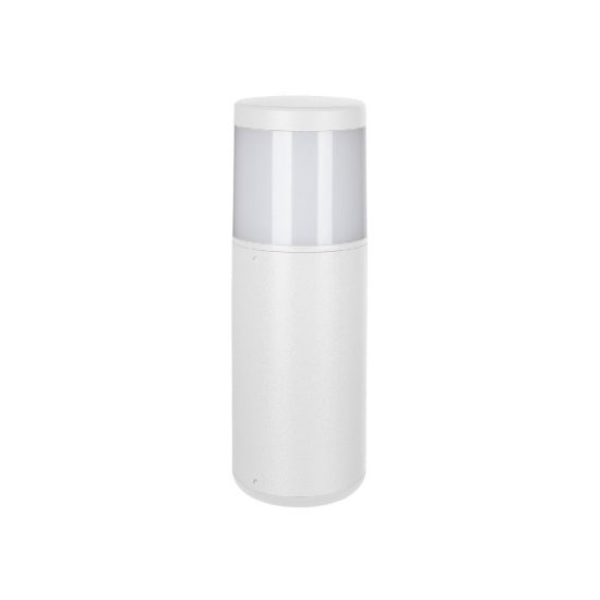 Lampione basso da giardino ip65 moderno bianco h35 cm