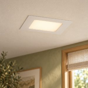 Faretto da incasso per cartongesso per salotto led 4w cct 3000k 4000k 6000k quadrato bianco