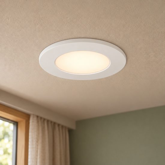 Faretto da incasso per cartongesso led 3,5w cct 2700k 4000k ip65 rotondo bianco