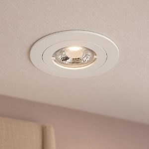 Faretto da incasso per cartongesso led 6,5w 3000k ip65 rotondo bianco