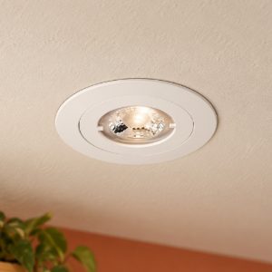 Faretto da incasso per cartongesso led 6,5w 4000k ip65 rotondo bianco