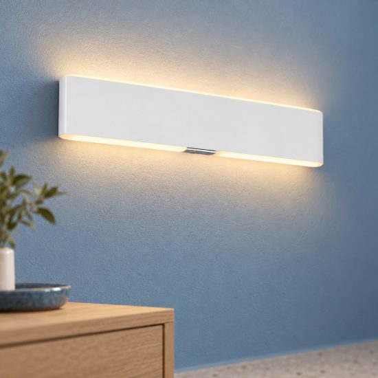 Applique per salotto ricaricabile magnetica led 3w cct 2700k 6500k con telecomando bi-emissione bianca