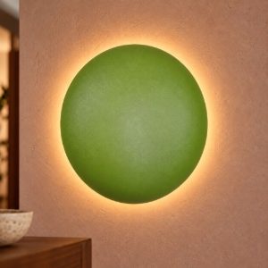Applique per salotto ricaricabile led 1,5w 3000k touch moderna a forma di fungo verde