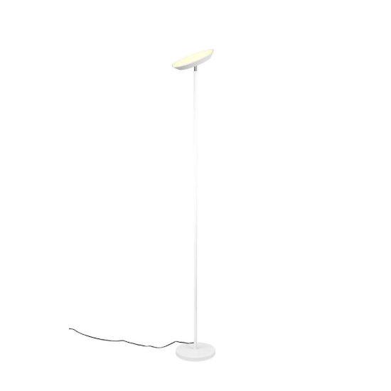Piantana led 17w cct 2700k 4000k 6500k touch per soggiorno moderna bianca con testa inclinabile