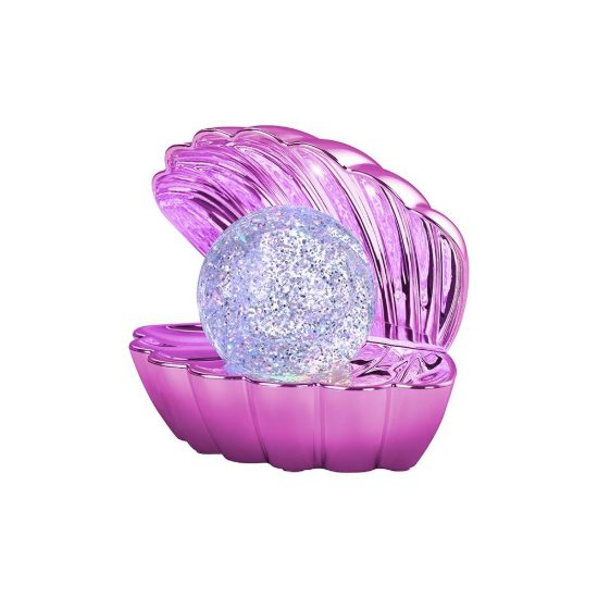 Lampada da tavolo led 0,8w rgb a batterie per cameretta a forma di conchiglia rosa