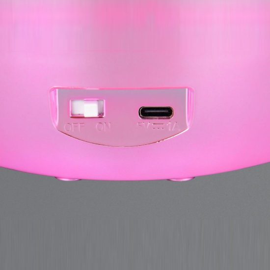 Lampada da tavolo led 0,8w rgb a batterie per cameretta a forma di conchiglia rosa