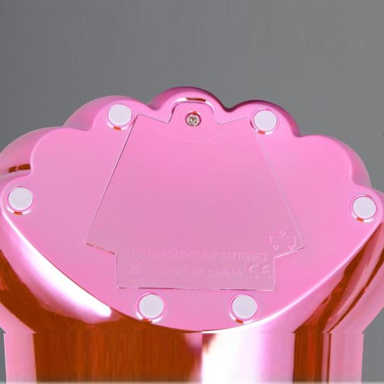 Lampada da tavolo led 0,8w rgb a batterie per cameretta a forma di conchiglia rosa