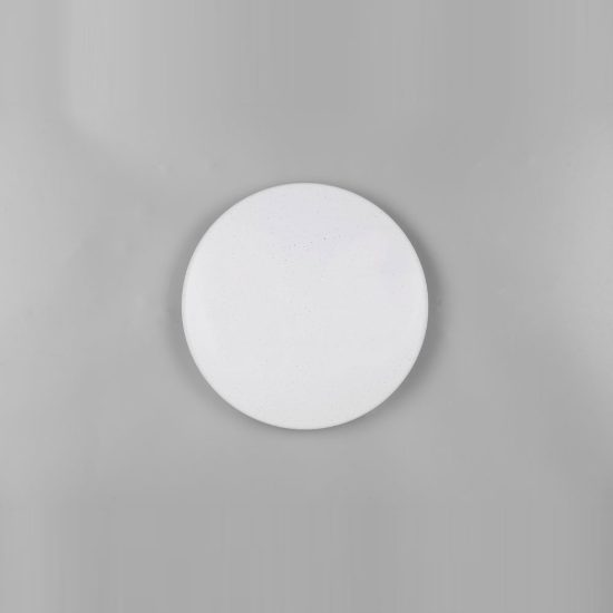 Plafoniera led 15w 3000k con sensore di movimento ip44 per bagno bianca effetto cielo stellato