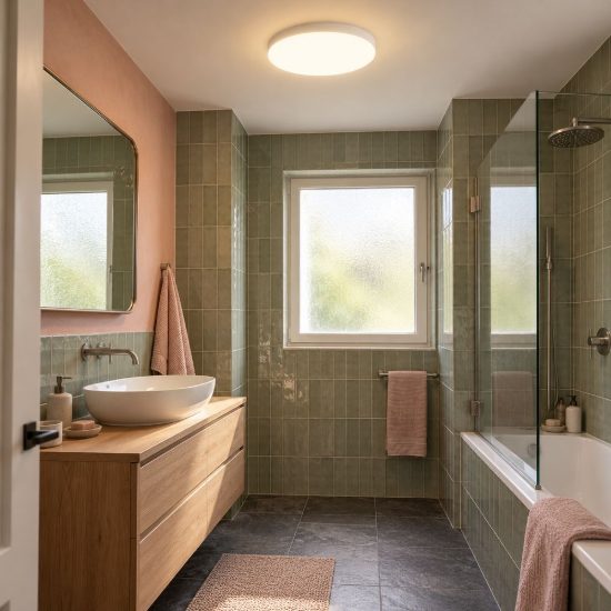 Plafoniera led 18w 4000k ip44 per bagno rotonda bianca con fissaggio rapido confezione 10 pezzi