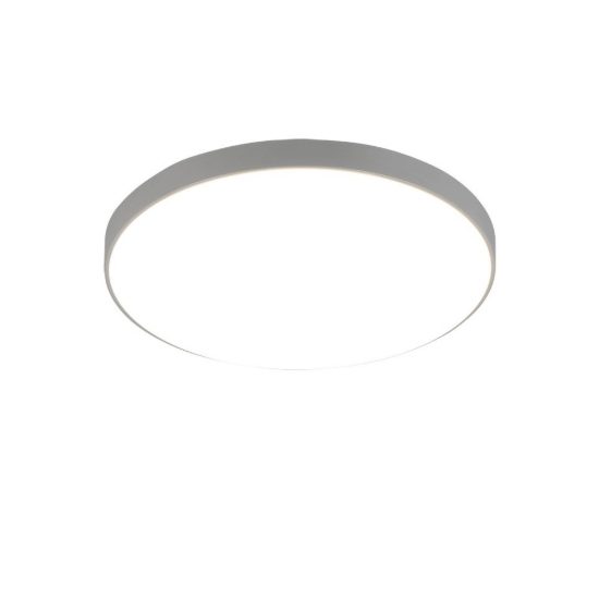 Plafoniera led 18w 4000k ip44 moderna rotonda titanio con fissaggio rapido confezione 10 pezzi