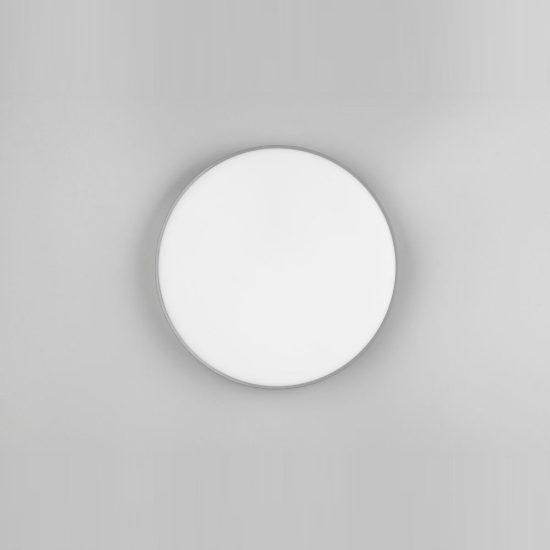 Plafoniera led 18w 4000k ip44 moderna rotonda titanio con fissaggio rapido confezione 10 pezzi