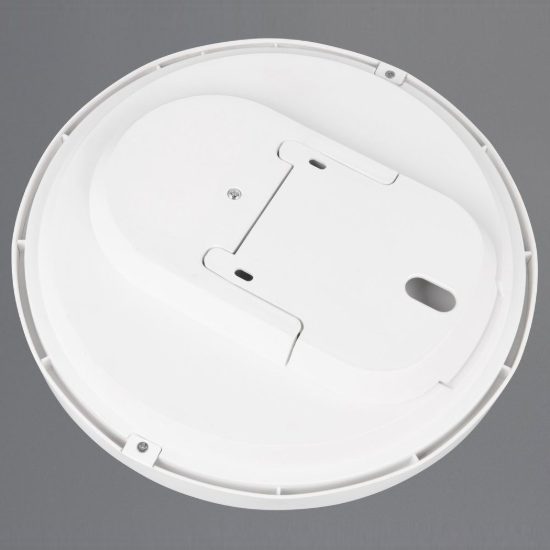 Plafoniera led 18w 4000k ip44 moderna rotonda titanio con fissaggio rapido confezione 10 pezzi