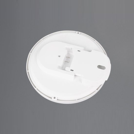 Plafoniera led 18w 4000k ip44 moderna rotonda titanio con fissaggio rapido confezione 10 pezzi