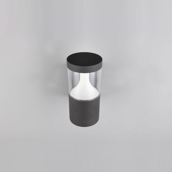 Applique da esterno led 13w cct 2200k 3000k 4000k ip65 moderna antracite