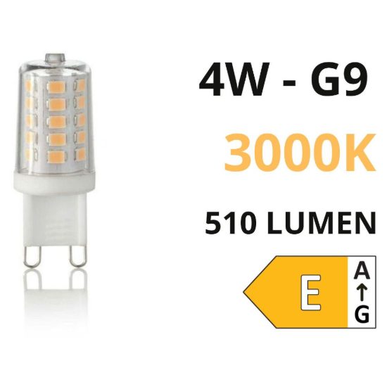 Confezione n20 lampadine led g9 4w 3000k ideal lux