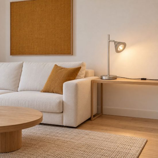 Lampada da tavolo led 5w cct 2300k 3000k 4000k touch per soggiorno moderna conica nichel opaco