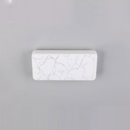 Applique led 10,5w 4000k quadrata bianca per soggiorno