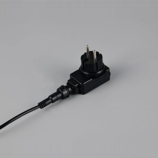 Set 3 lampioni da giardino led 3x3,5w 3000k con picchetto ip44 regolabili in altezza neri bianchi