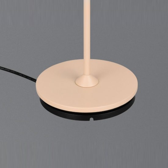 Lampada da tavolino ricaricabile da esterno led 1,5w 3000k touch ip44 sabbia con base di ricarica