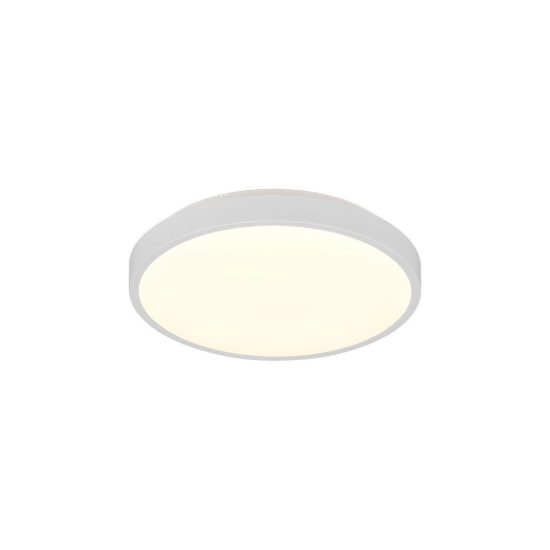 Plafoniera led 10,5w 4000k moderna rotonda bianca dal design essenziale