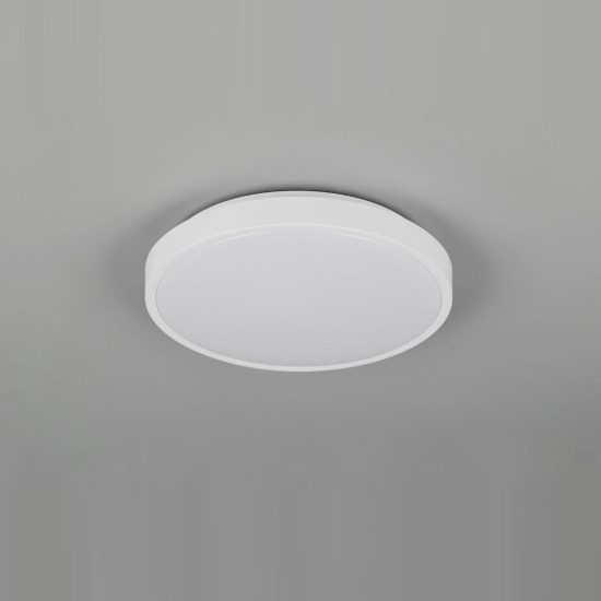 Plafoniera led 10,5w 4000k moderna rotonda bianca dal design essenziale