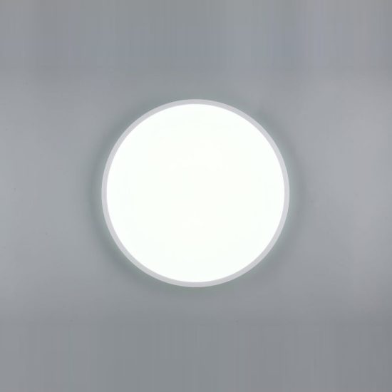 Plafoniera led 34w cct 2700k 6500k con telecomando per soggiorno moderna rotonda bianca