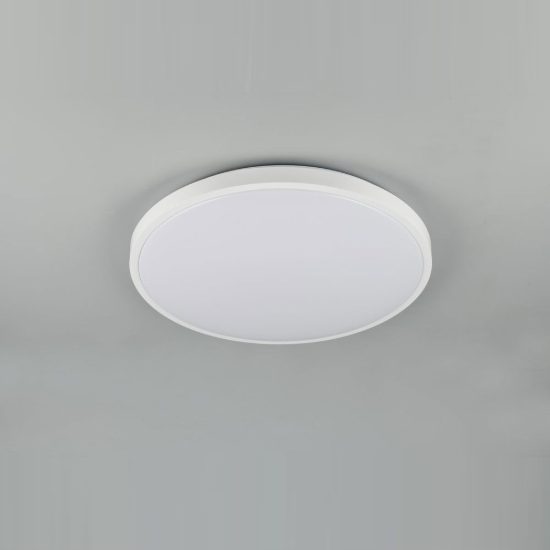 Plafoniera led 34w cct 2700k 6500k con telecomando per soggiorno moderna rotonda bianca