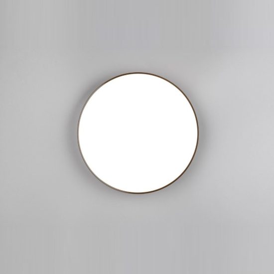 Plafoniera led 18w 4000k ip44 moderna rotonda nera con fissaggio rapido confezione 10 pezzi