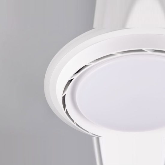 Ventilatore da soffitto con luce led 38w cct 3000k 4000k 6500k con telecomando bianco senza pale