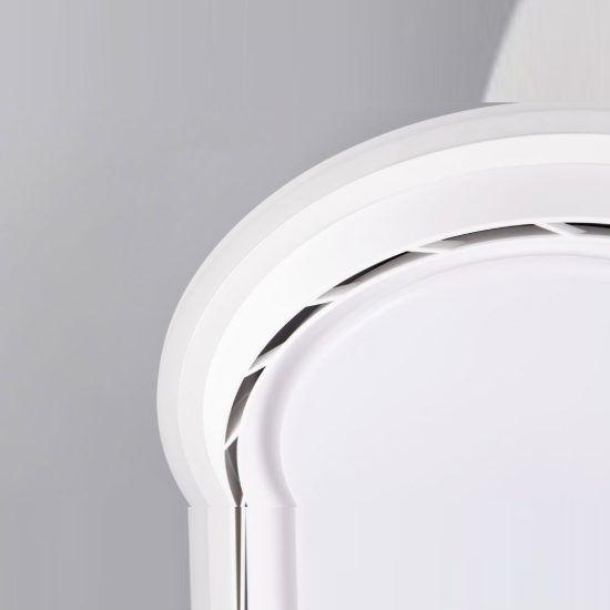 Ventilatore da soffitto con luce led 38w cct 3000k 4000k 6500k con telecomando bianco senza pale