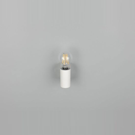 Applique per bagno ip44 moderna bianca dal design minimale