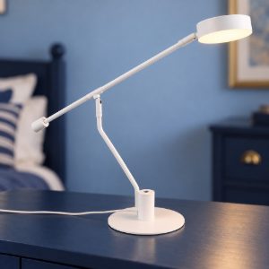 Lampada da scrivania led 6w cct 2700k 4000k 6500k touch per ufficio girevole bianca