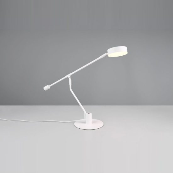 Lampada da scrivania led 6w cct 2700k 4000k 6500k touch per ufficio girevole bianca