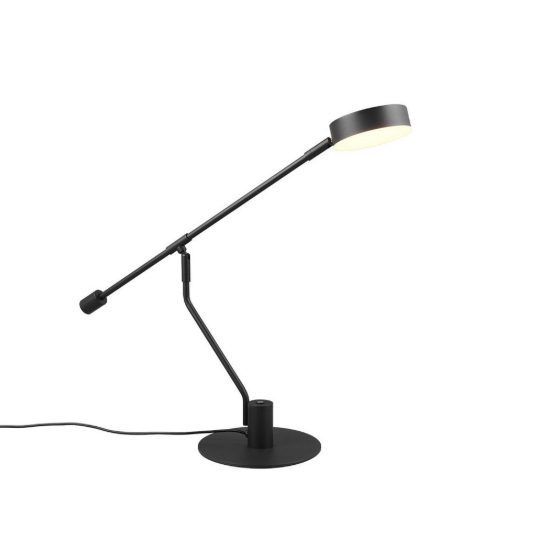 Lampada da scrivania led 6w cct 2700k 4000k 6500k touch per ufficio girevole nera