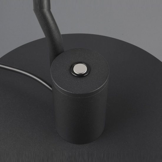 Lampada da scrivania led 6w cct 2700k 4000k 6500k touch per ufficio girevole nera