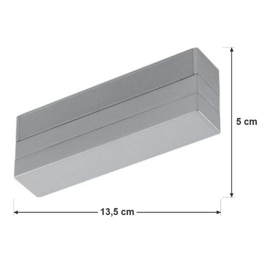 Alimentatore dimmerabile per binario bifase max 600w titanio