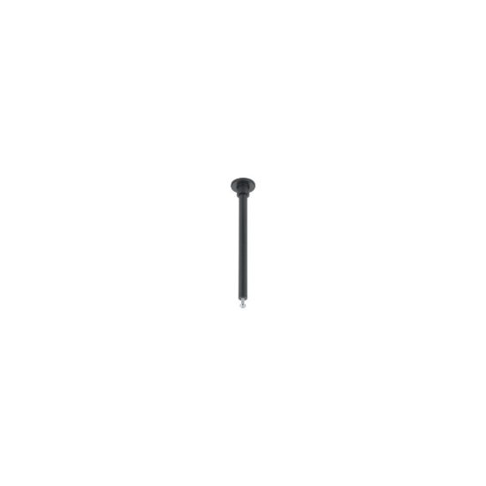 Kit 2 sospensioni a soffitto per binario bifase 12,5cm nero