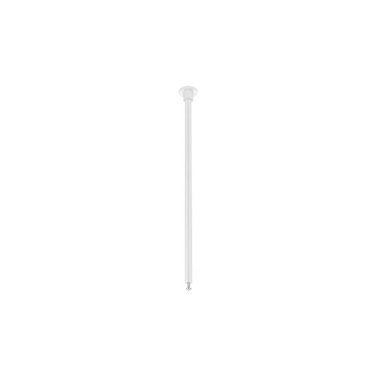 Kit 2 sospensioni lunghe a soffitto per binario bifase 25cm bianco