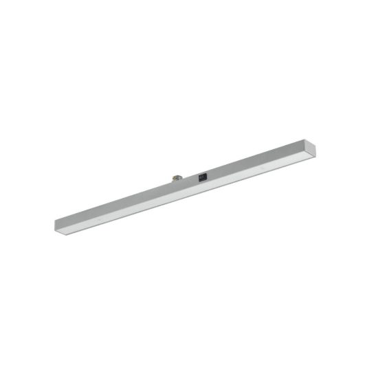Faretto lineare per binario bifase led 6w 3000k titanio
