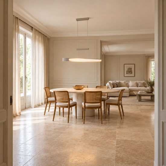 Lampadario a sospensione led 48w cct 2700k 6000k per sala da pranzo moderno lineare nichel opaco