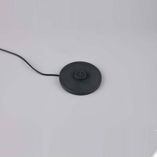 Abat-jour ricaricabile led 2w cct 2300k 3000k 4000k touch per comodino ottone satinato con sfera bianca