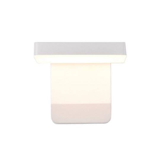 Applique da esterno moderna led 20w 3000k ip54 bianca