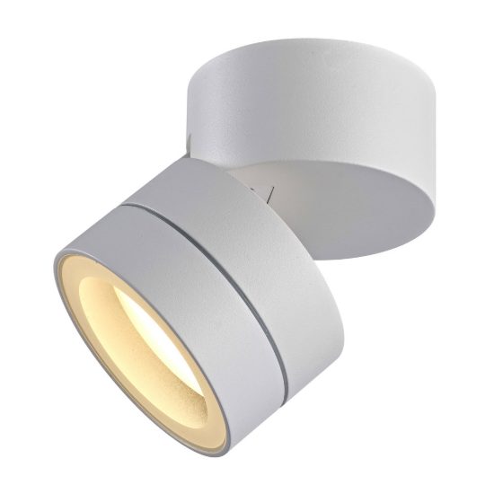 Faretto da esterno ip65 orientabile bianco tondo