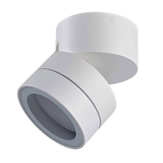 Faretto da esterno ip65 orientabile bianco tondo