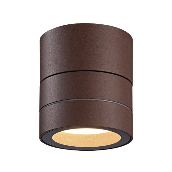 Faretto da soffitto per esterno orientabile corten ip65