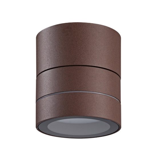 Faretto da soffitto per esterno orientabile corten ip65