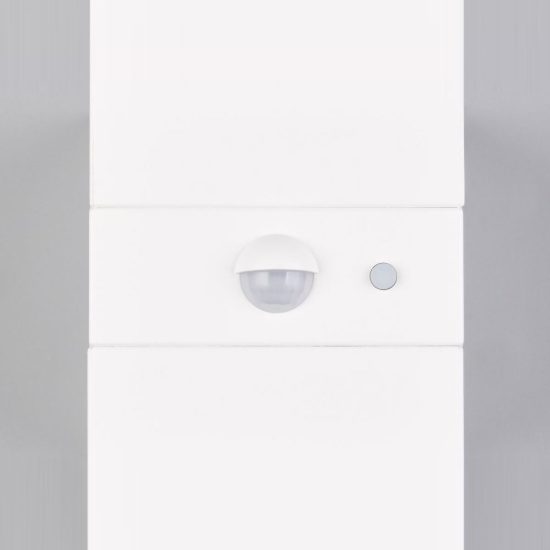 Applique da esterno solare led 2,5w cct 3000k 4000k 6000k con sensore di movimento ip65 bianca