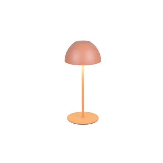 Lampada da tavolino ricaricabile da esterno led 2w 3000k touch ip44 moderna pesca a forma di fungo