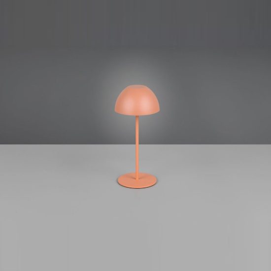 Lampada da tavolino ricaricabile da esterno led 2w 3000k touch ip44 moderna pesca a forma di fungo